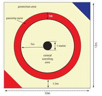 Wrestling mat